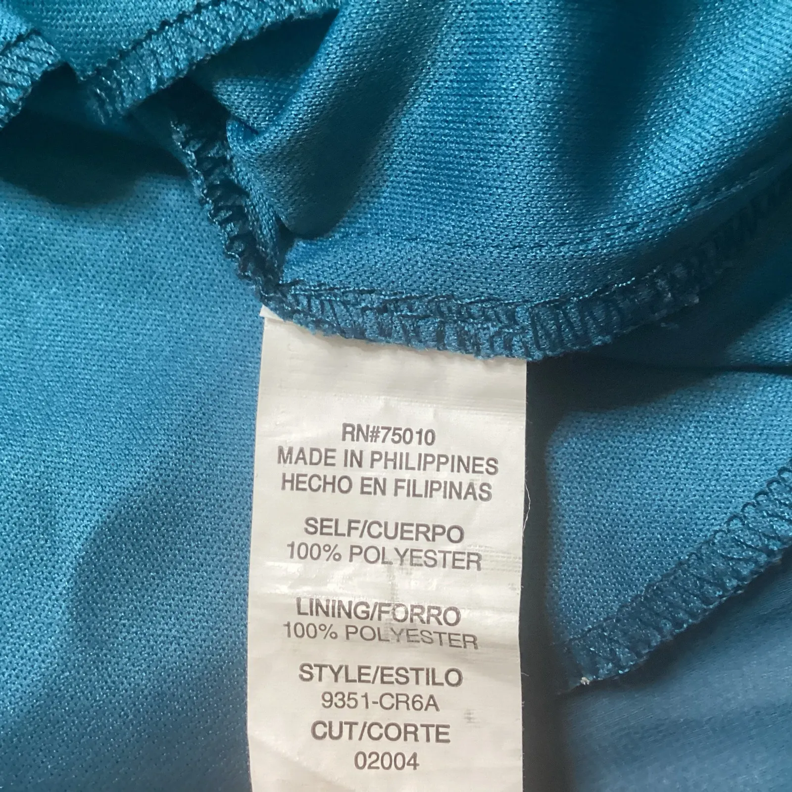 City Triangles Back Cutout Dress Blue Size M - Image 7