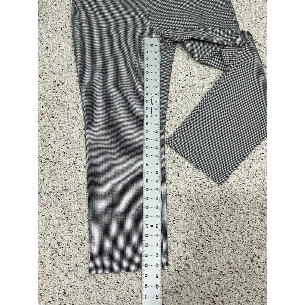 Womans Hilary Radley Pullon Black White Check Stretch Long Pants XL - Image 6