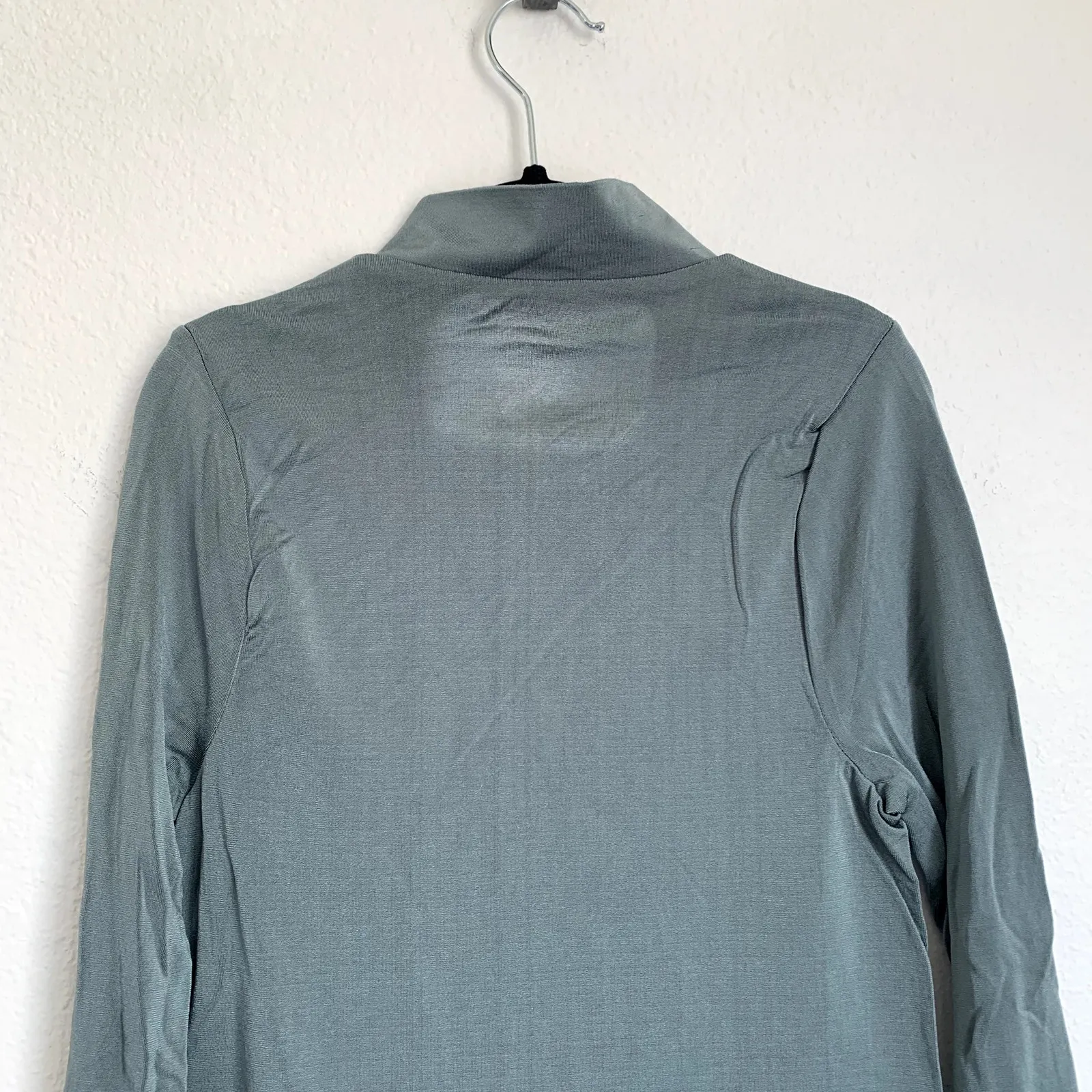 NEW Free People Intimately XS/S Long Sleeve Mock Neck Tunic Top in Pale Blue - Image 4