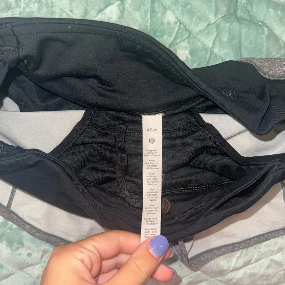 LULU size 4 heather gray - Image 2