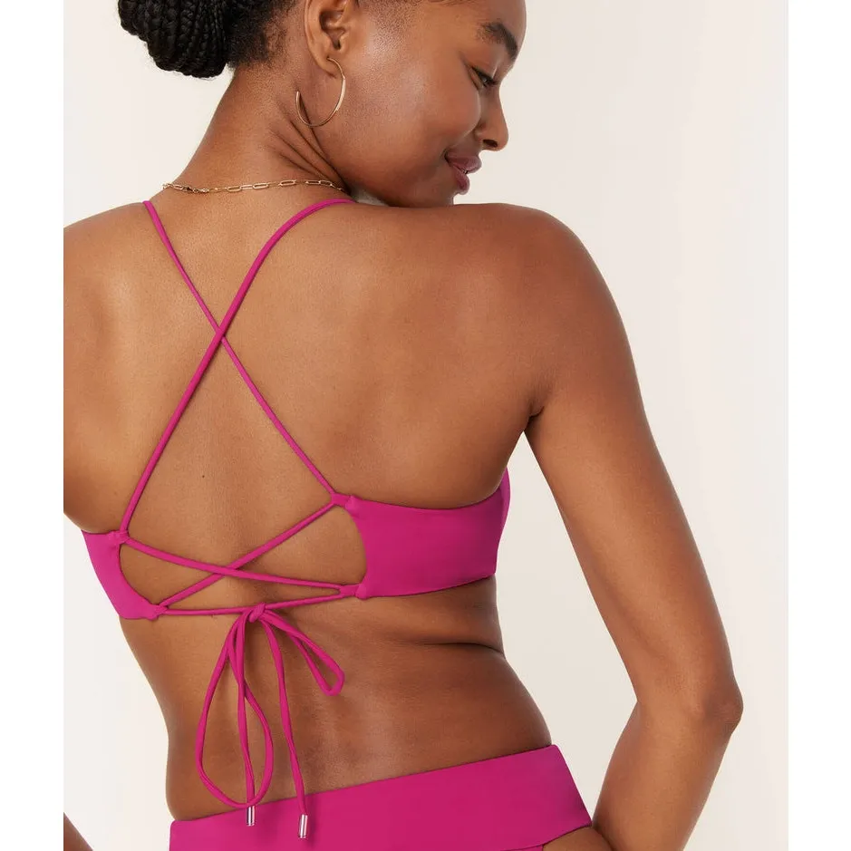 Andie Swim the Fiji Top in Magenta M - Image 2