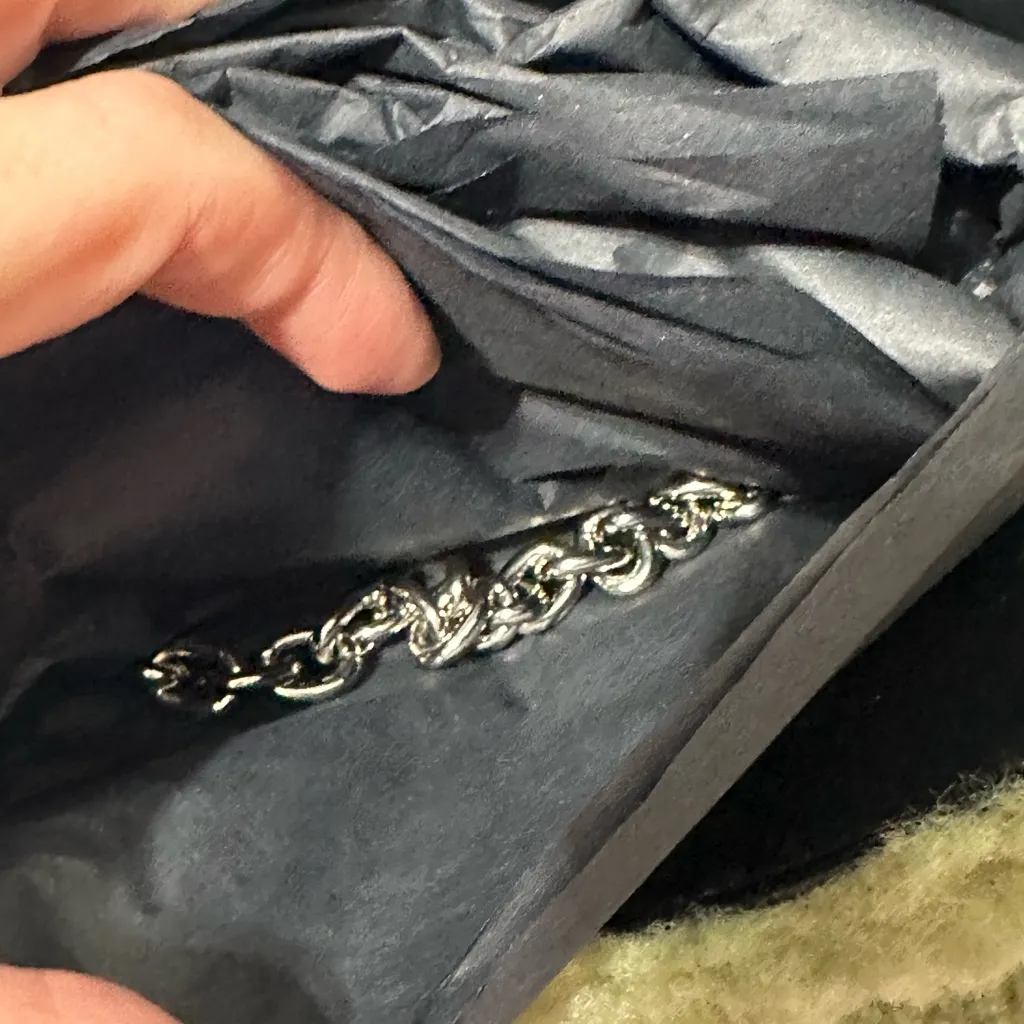 STAND STUDIO Faux Fur Minnie Bag Black - Image 11