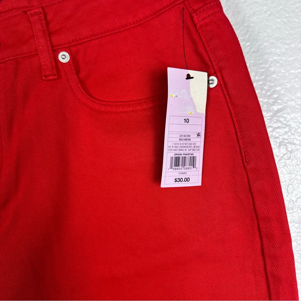 Wild Fable  Vivid Red Low-Rise Jeans - Image 4