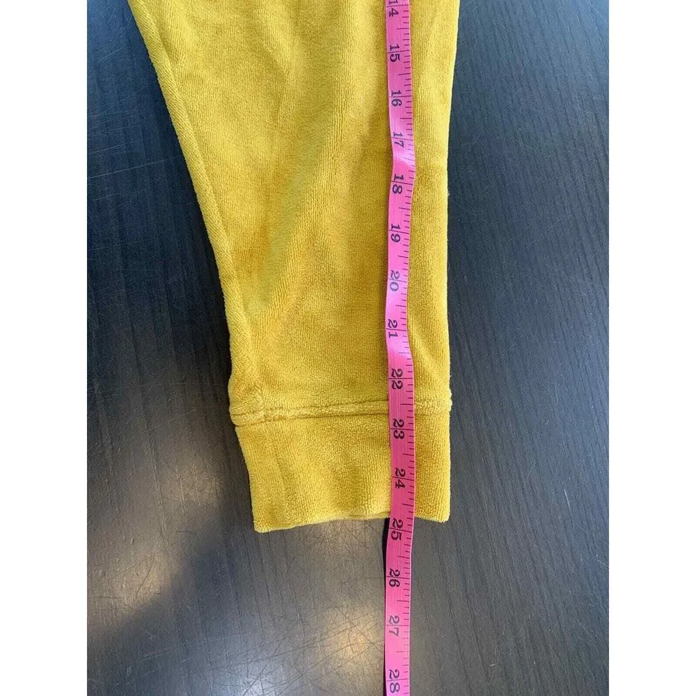 Aerie Soft Velour Sweatshirt Women XS Mustard Yellow Oversized Cozy‎ Top Comfy - Image 12