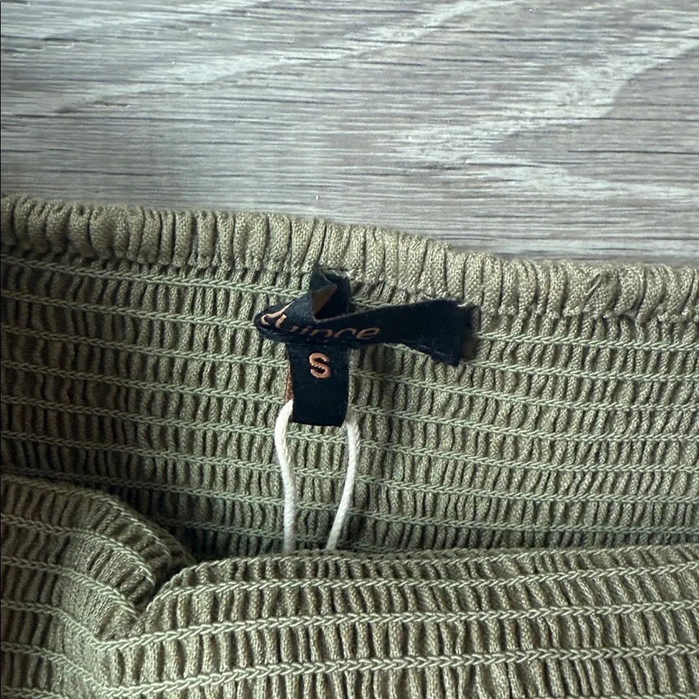 NEW Quince 100% European Linen Smocked Mini Dress Small - Image 8