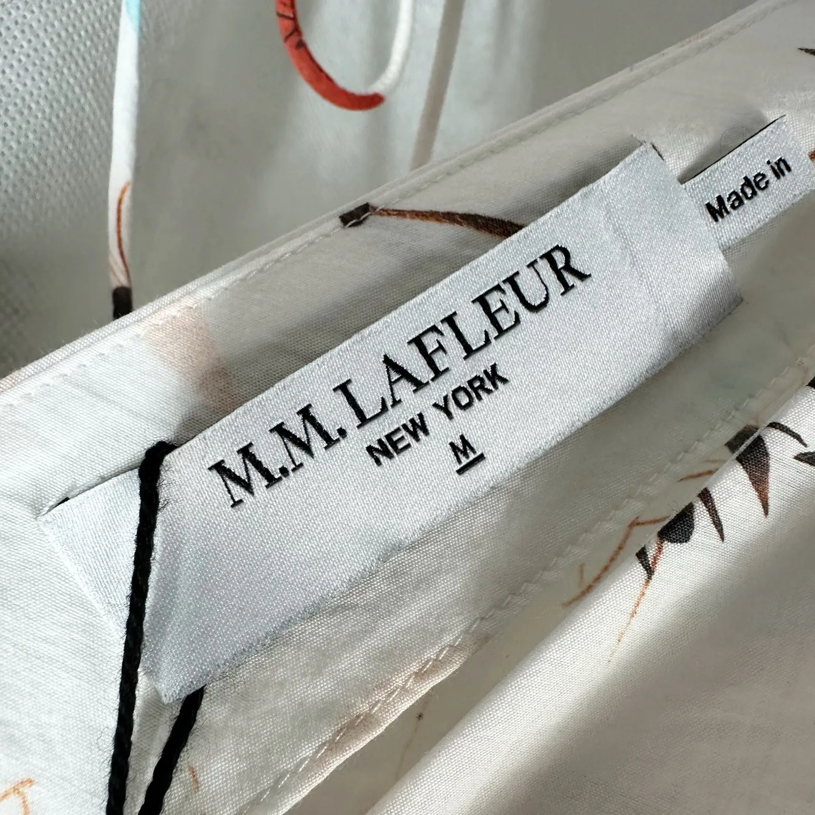 M.M. LAFLEUR The Jelina Summer Friday Dress Printed Voile Size Medium - Image 3