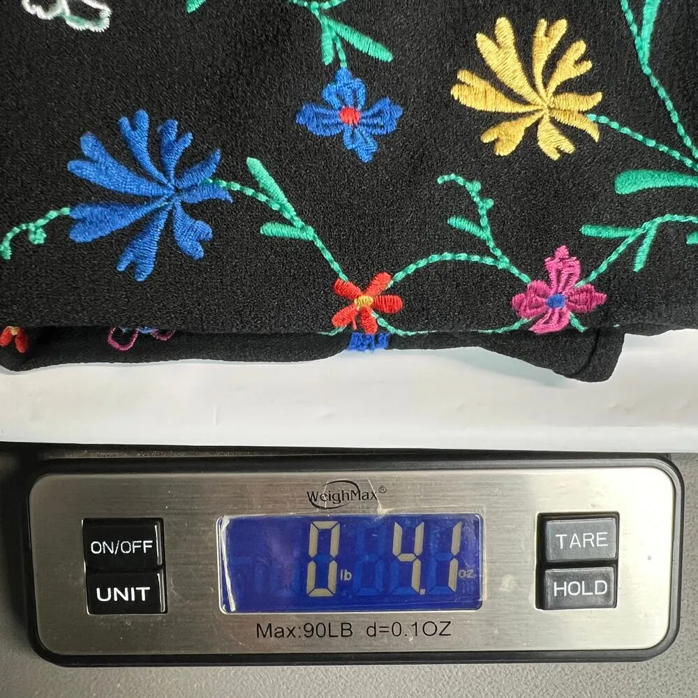 Xhilaration Embroidered Floral Bohemian Chic Coquette Beach Womens Top Sz Medium - Image 12