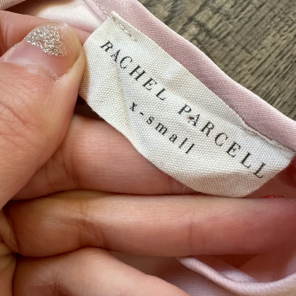 Rachel Parcell Baby Pink Ruffle Blouse - Image 2