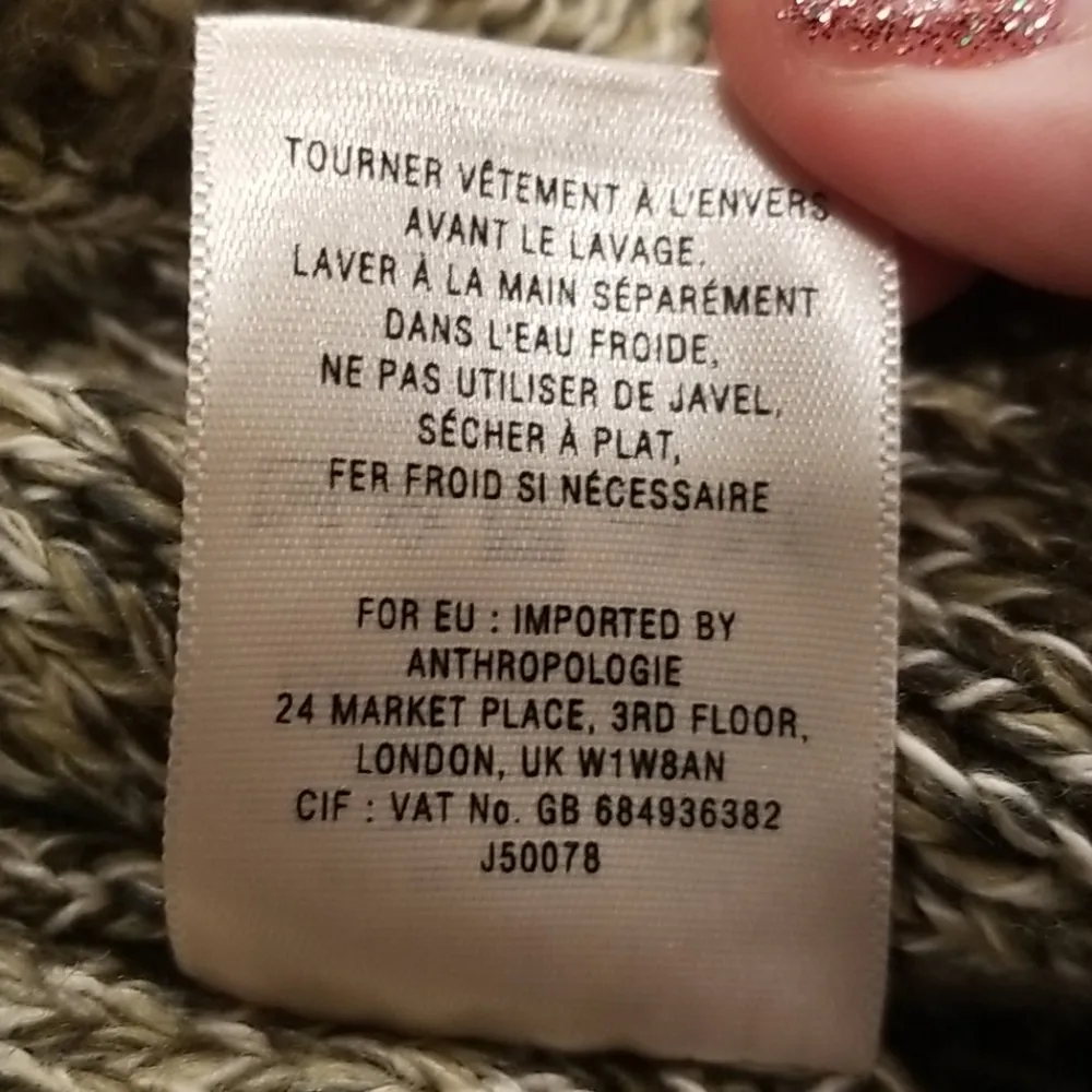 💕ANTHRO ANGEL OF THE NORTH💕 Fringed Cardigan (S) Green - Image 15