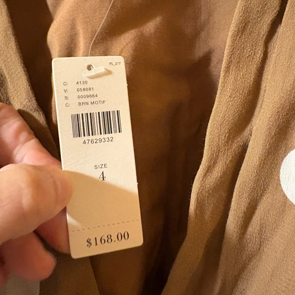 NWT Anthropologie Maeve Bernice Polka Dot Wrap Dress - Image 5