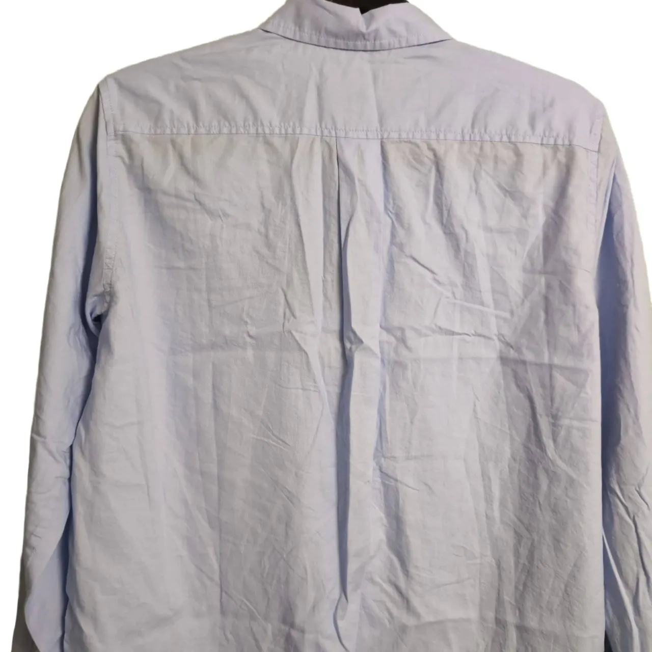 NWT EVERLANE Light Blue Collared Button Front Relaxed Button Down Shirt Cotton 4 - Image 5