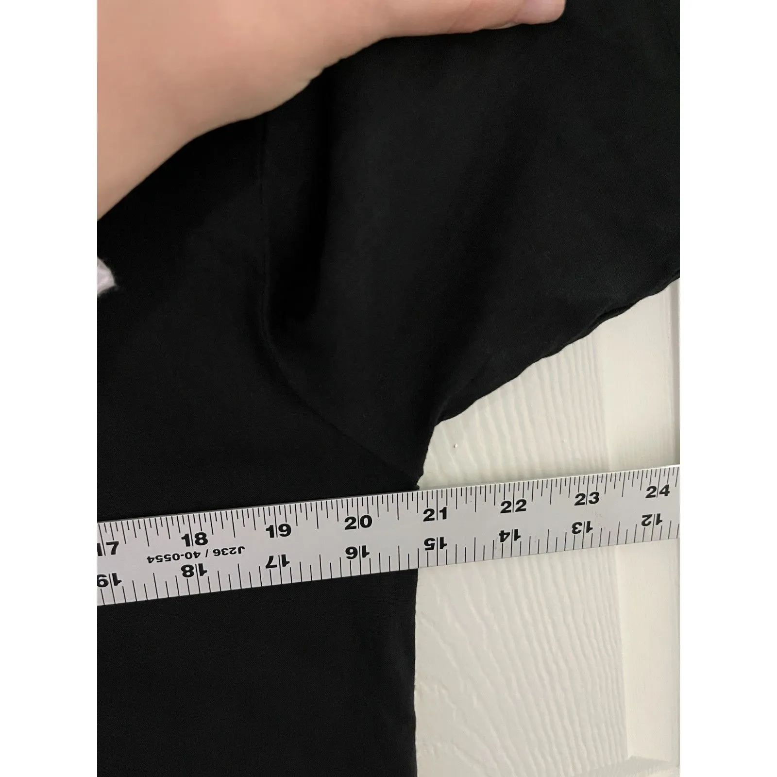 VINCE Linen Spandex Blend Slouchy Oversized Boxy Fit Top Size XS Blouse Black - Image 6