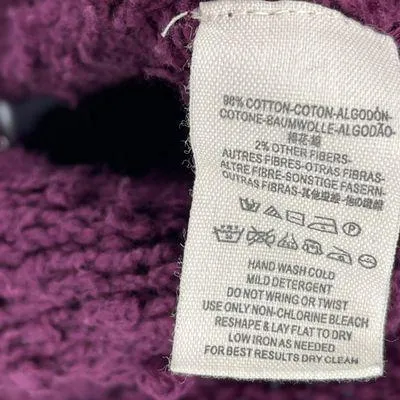 Songbird Sweater Eggplant Purple Small - Image 9