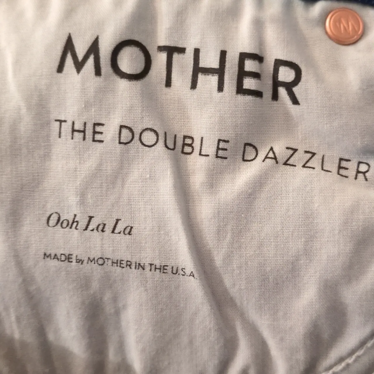 Mother The Double Dazzler In OOH LA LA Wash Size 25 Blue - Image 7