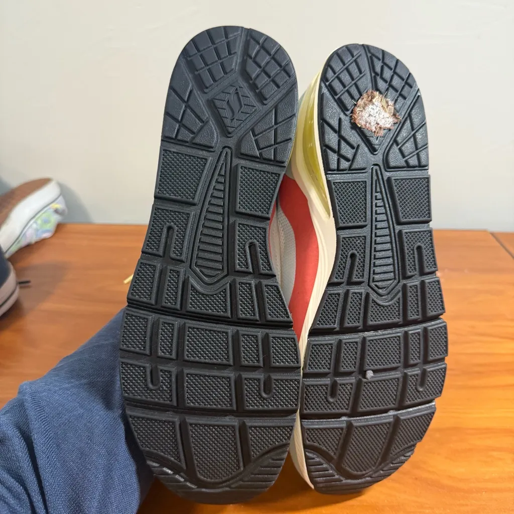 Sketchers Uno 2 Runabout Sneaker Shoe Comfort White Yellow Blue Colorful Workout - Image 5