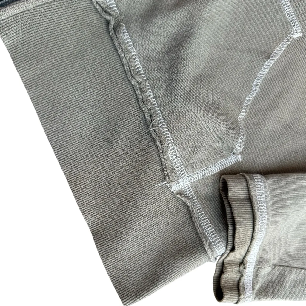 Vintage Y2K Size L Harley Davidson Zip Hoodie Khaki Green Camo Streetwear Grunge Size L - Image 5