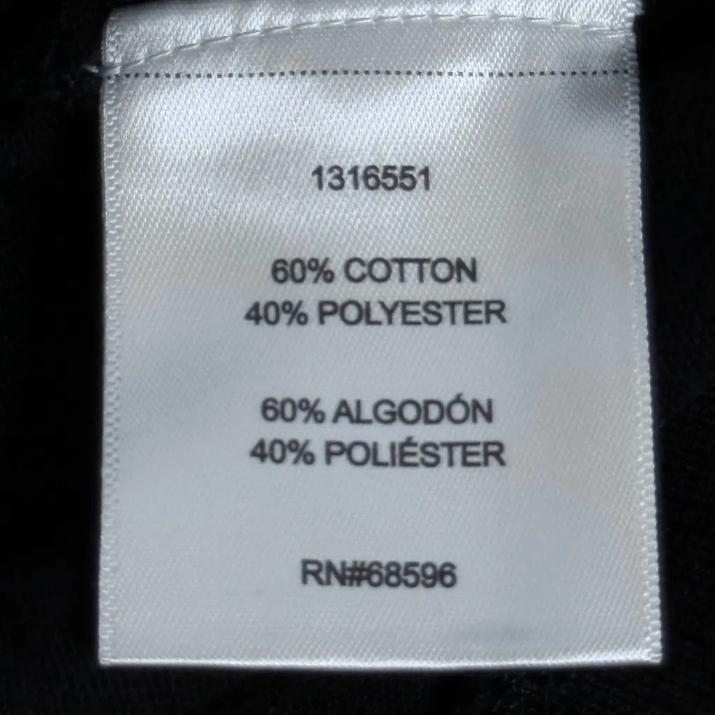 DKNY Black Top with Silver Sequins - Image 4