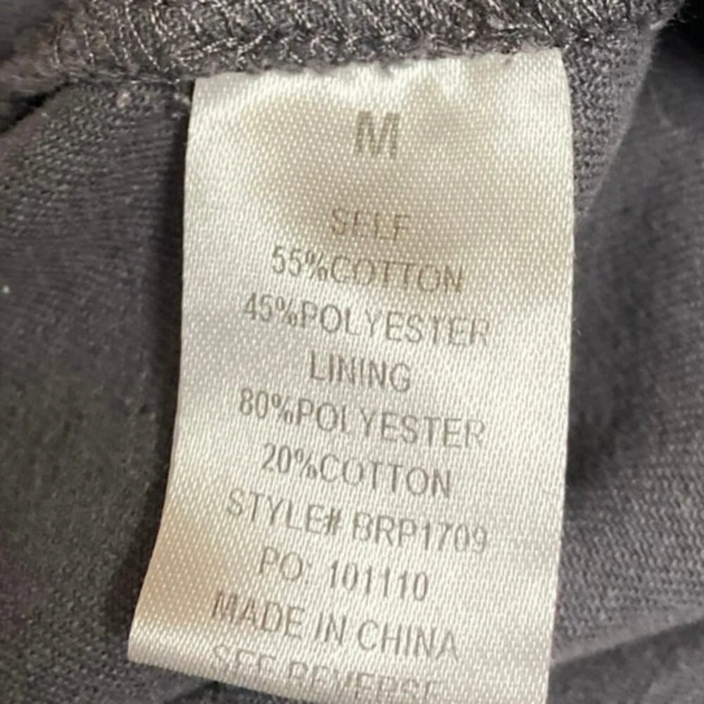 Bailey Rose Gray High Waist Straight Leg Drawstring Cargo Trousers Pants Size M Size M - Image 5