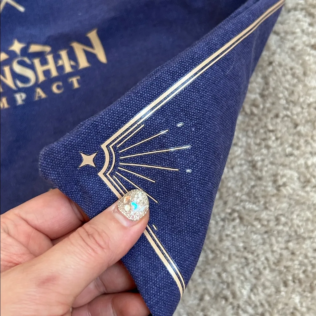 Charlotte Tilbury*Genshin canvas tote Blue - Image 10