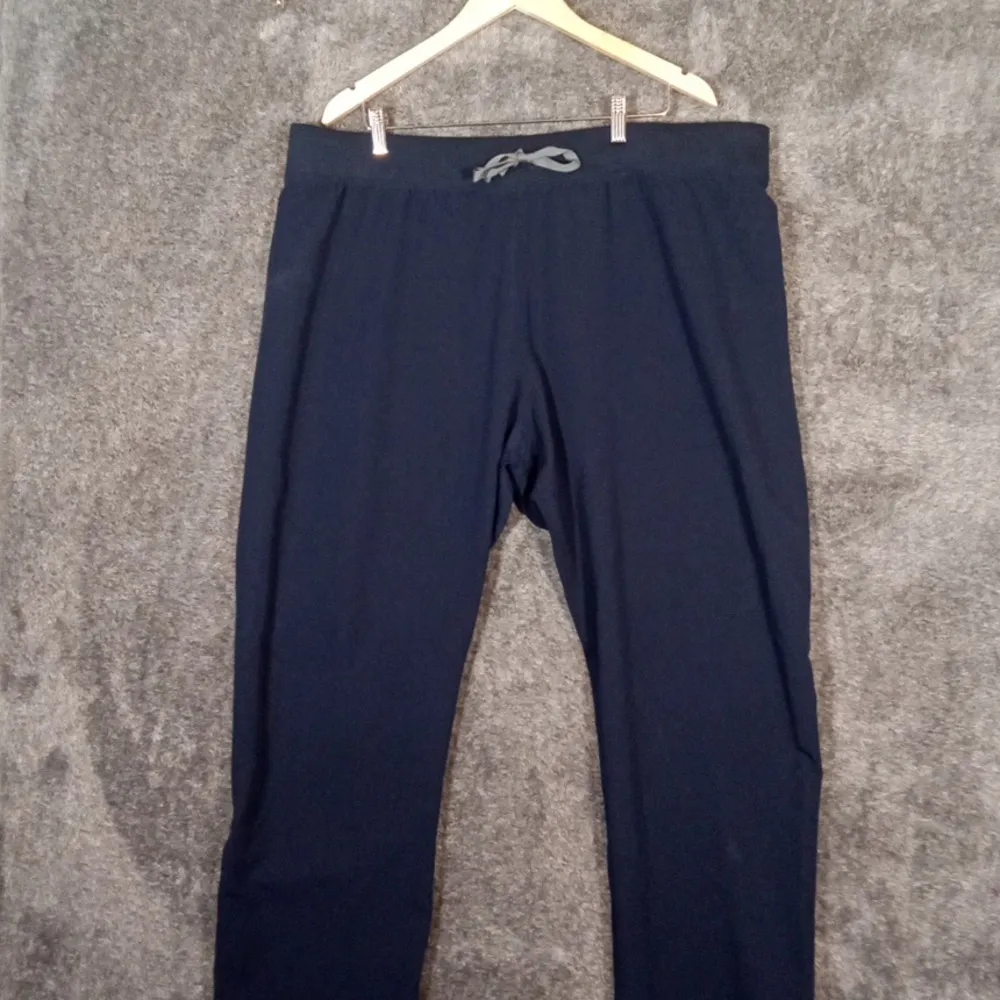 Figs Livington Scrub Womens Pants High Rise Tall Navy Blue Size XXL - Image 2