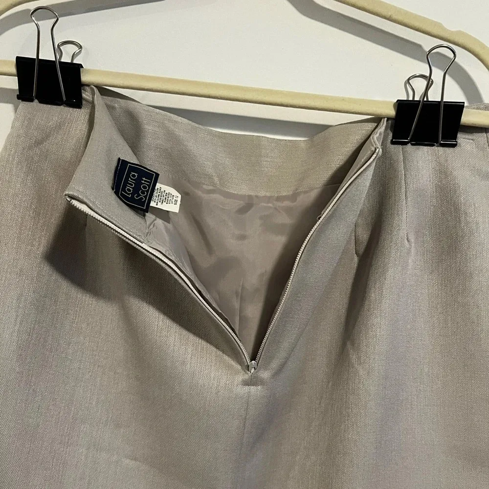 Vintage Laura Scott quite luxury style office dainty mini skit size 12 regular - Image 6