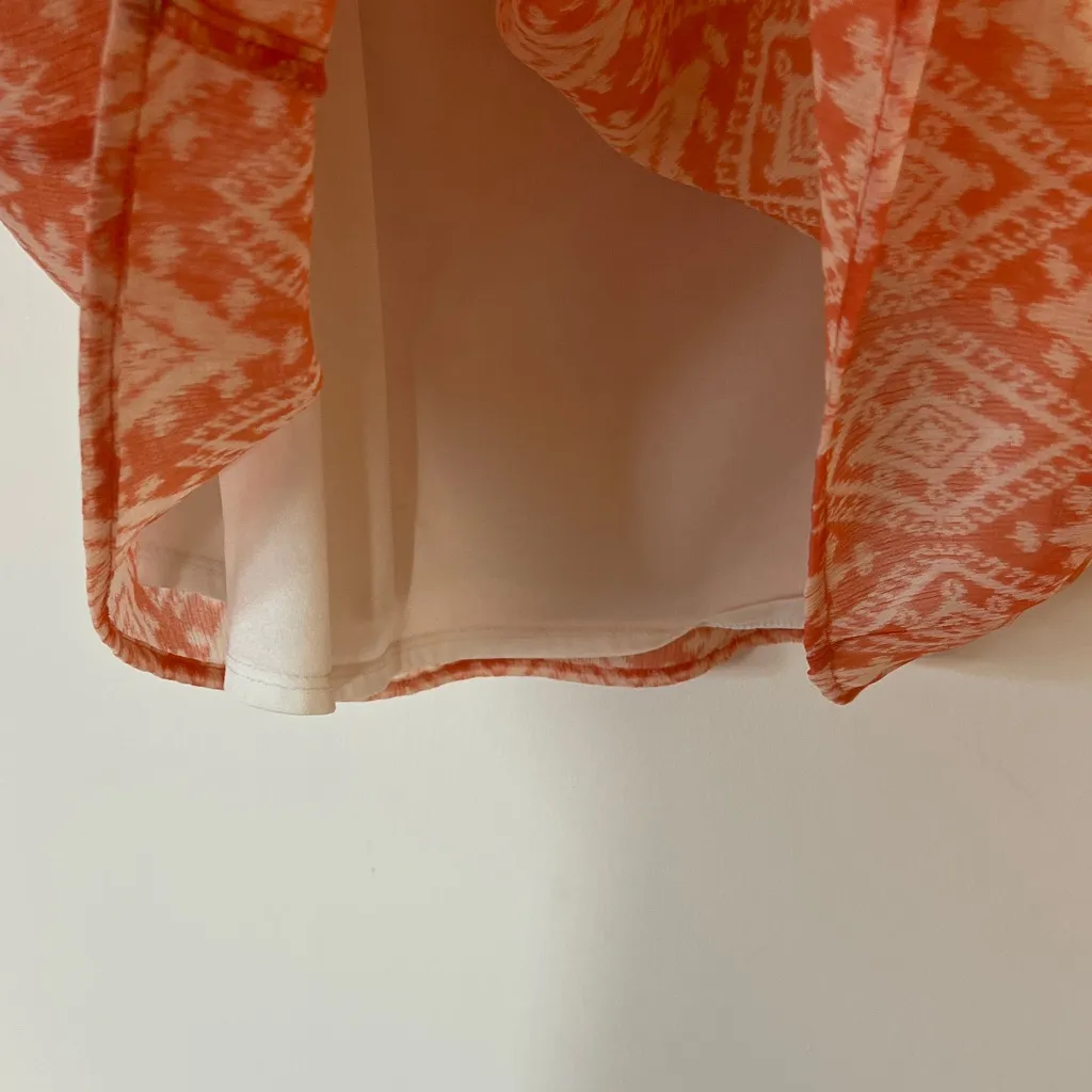 a.n.a Coral Geometric Tank Top - Image 7