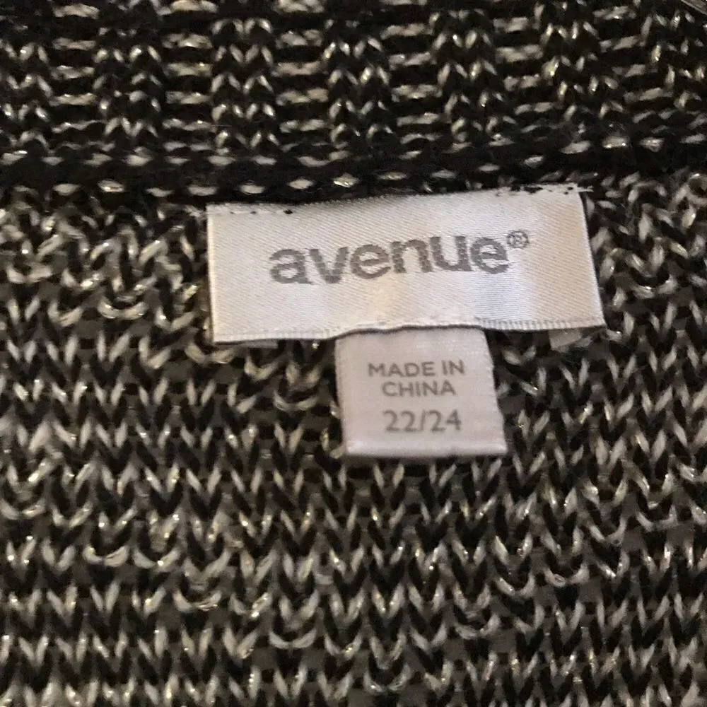 Avenue metallic beaded open cardigan 22/24 - Image 3