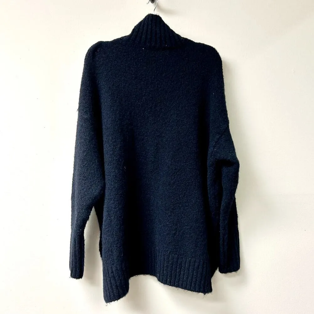 NWT Showpo Luella Oversized Turtle Neck Jumper Sweater Navy Women's Size US 4 - Image 5
