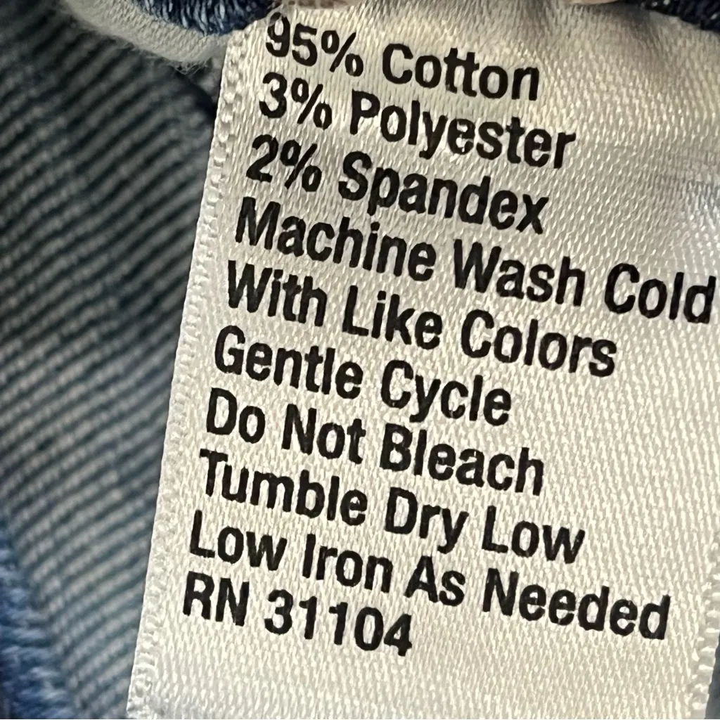 True Craft Distressed Denim Mini Skirt  Size 5‎ - Image 6