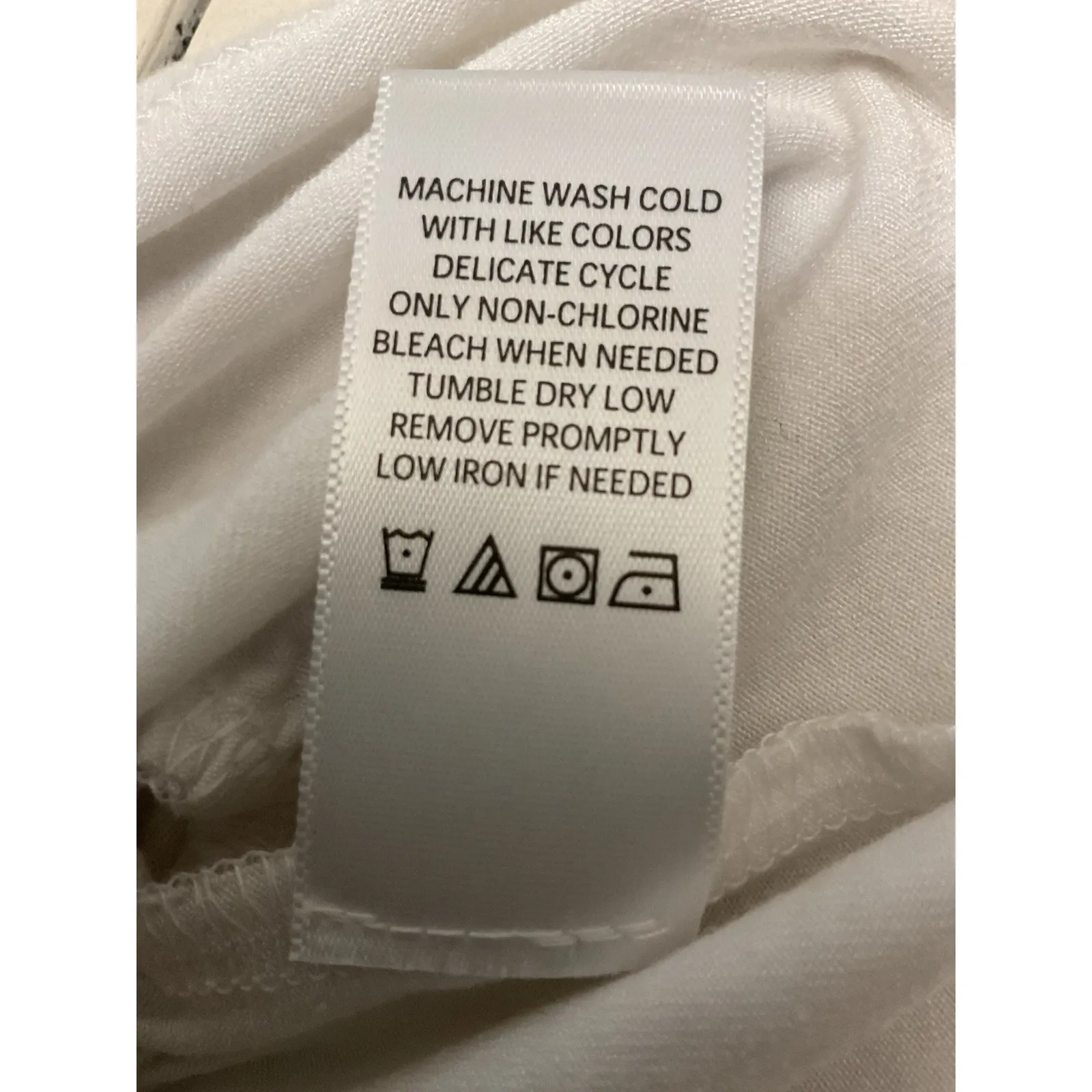 The Pioneer Woman Top Size X Large White W/ Green Balloon Sleeves Ruffle Bottom - Image 13