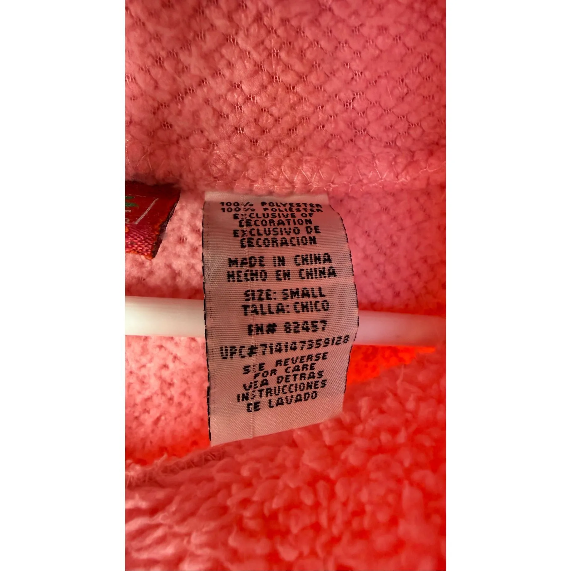 A Christmas story adult Ralphie bunny one piece pj size small Pink - Image 3