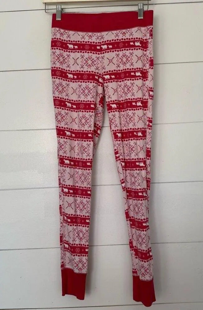 Victoria’s Secret Women’s Extra Small Red Thermal Pajama Set - Image 6