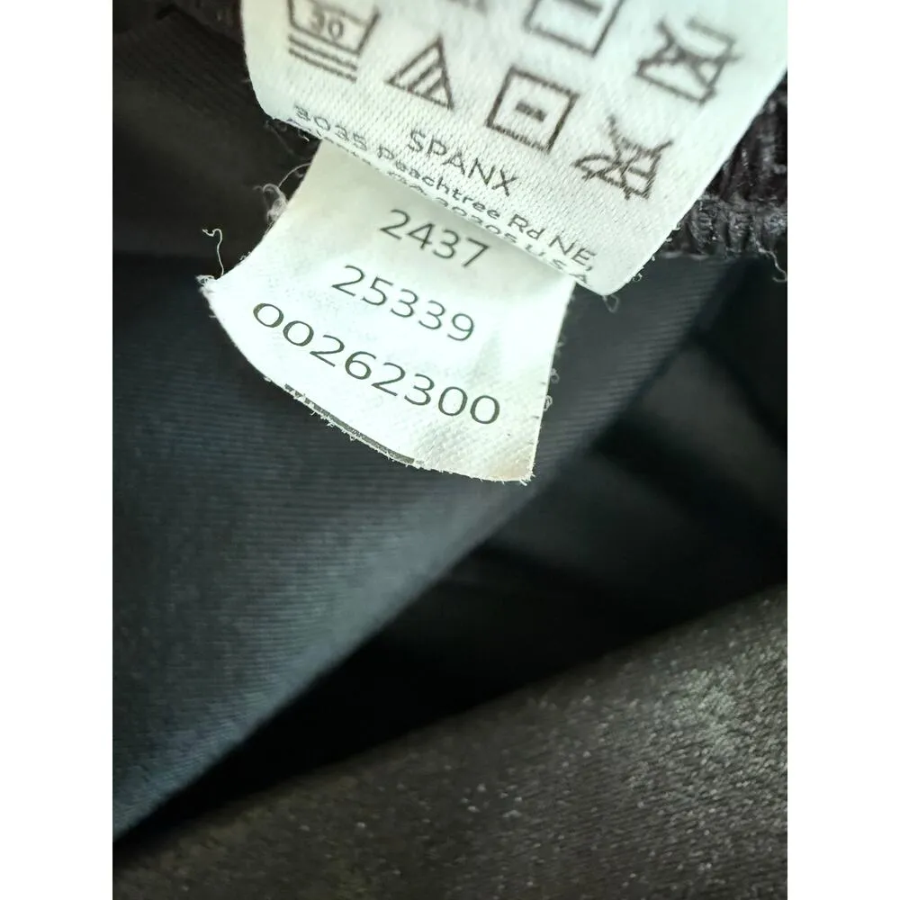 Spanx SPANXshape™ Faux Leather Leggings Women’s Size L Black Compression 2437 - Image 11