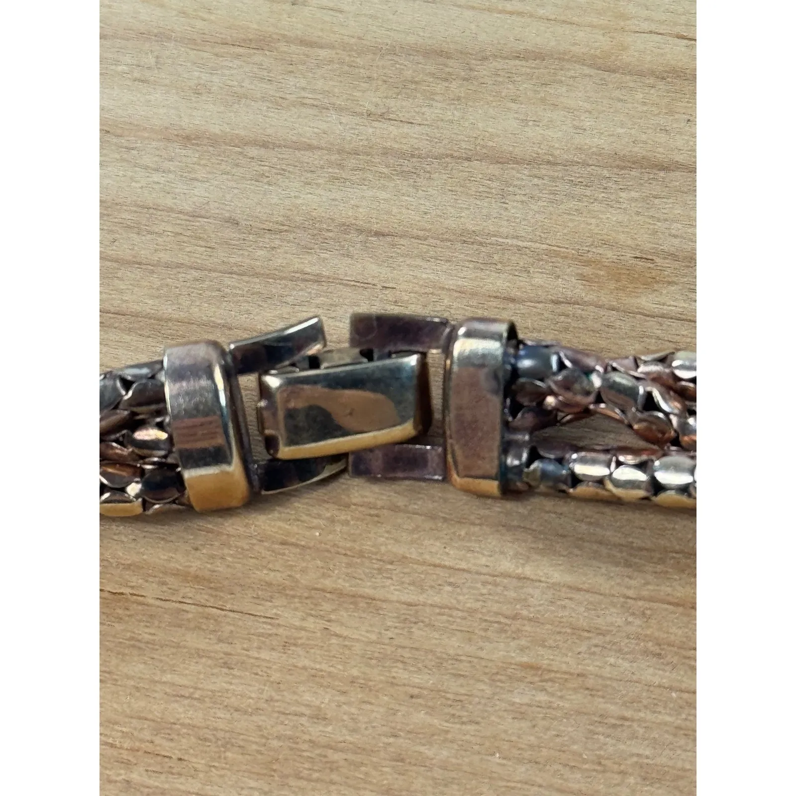 Bigney 12kt vtg Gold Filled Braided Choker Necklace - Image 5