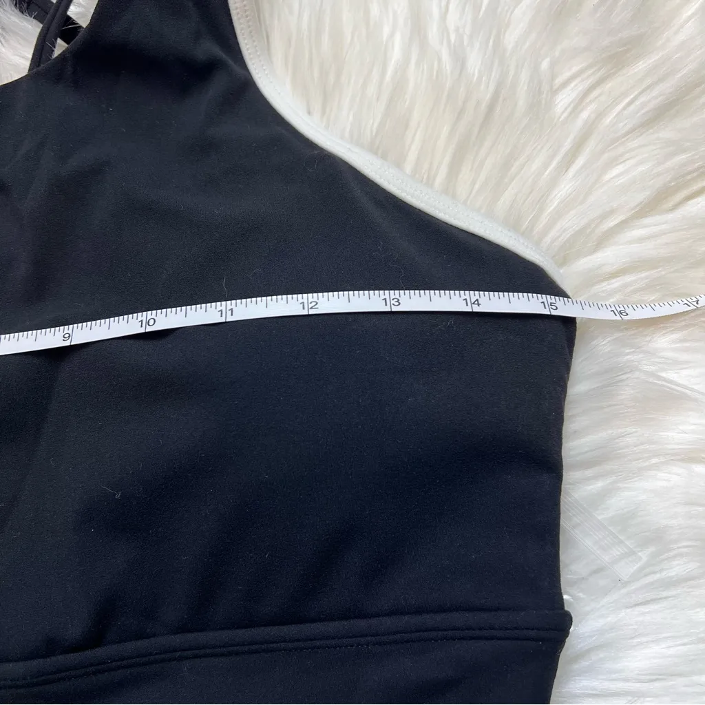 BUFFBUNNY Geo Sports Bra Onyx Black/White. Size Large. New With Tags. - Image 13