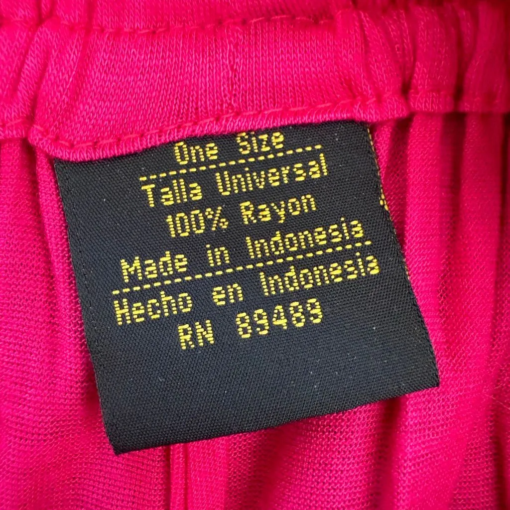 2pc Shorts Top Banarasi Style Fuchsia Gold Foil Boho Beaded Set OSFM L XL Pink Size undefined - Image 7