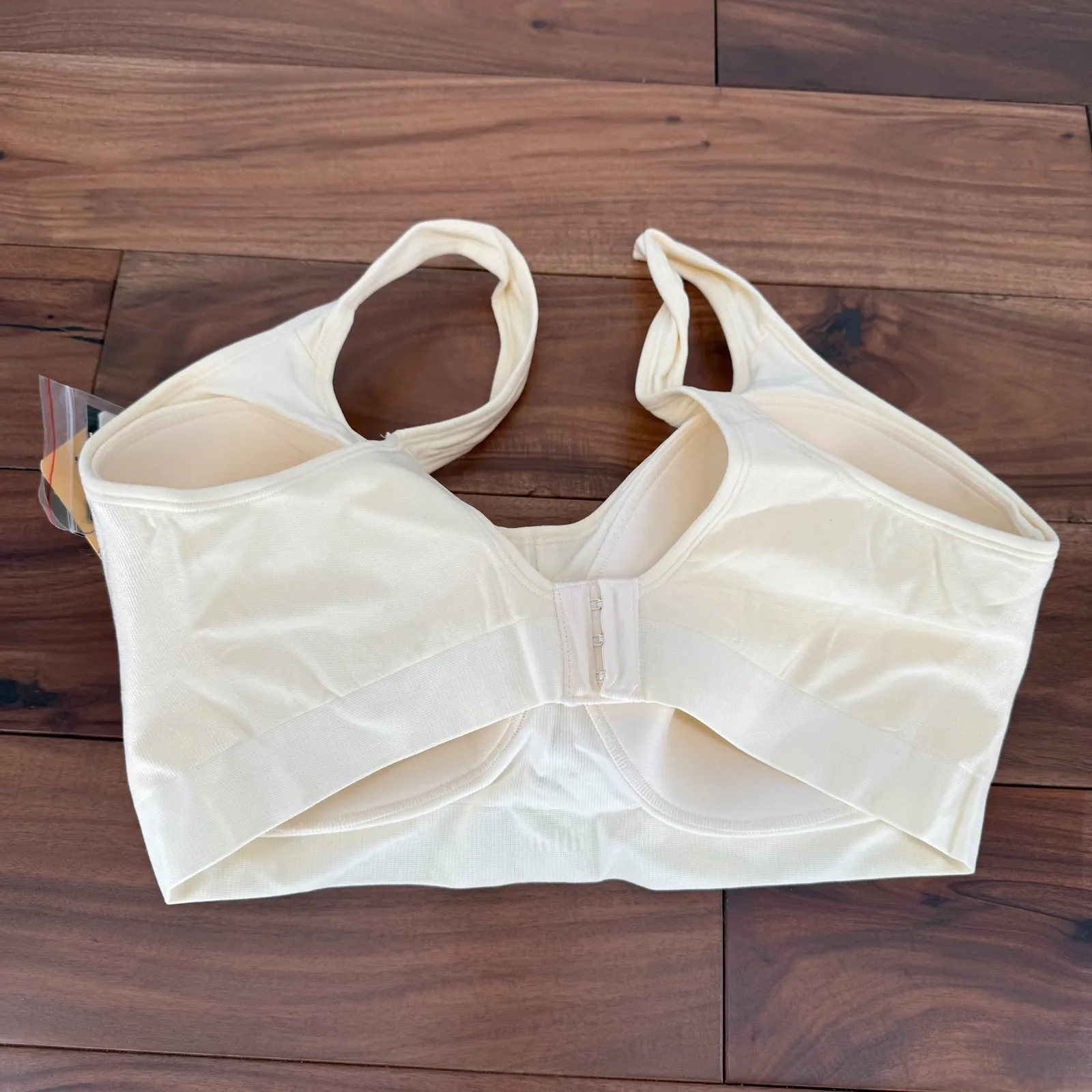 Shapermint Truekind Daily Comfort Wirefree Shaper Bra Women 4XL Beige Wide Strap Tan Size 4X - Image 3