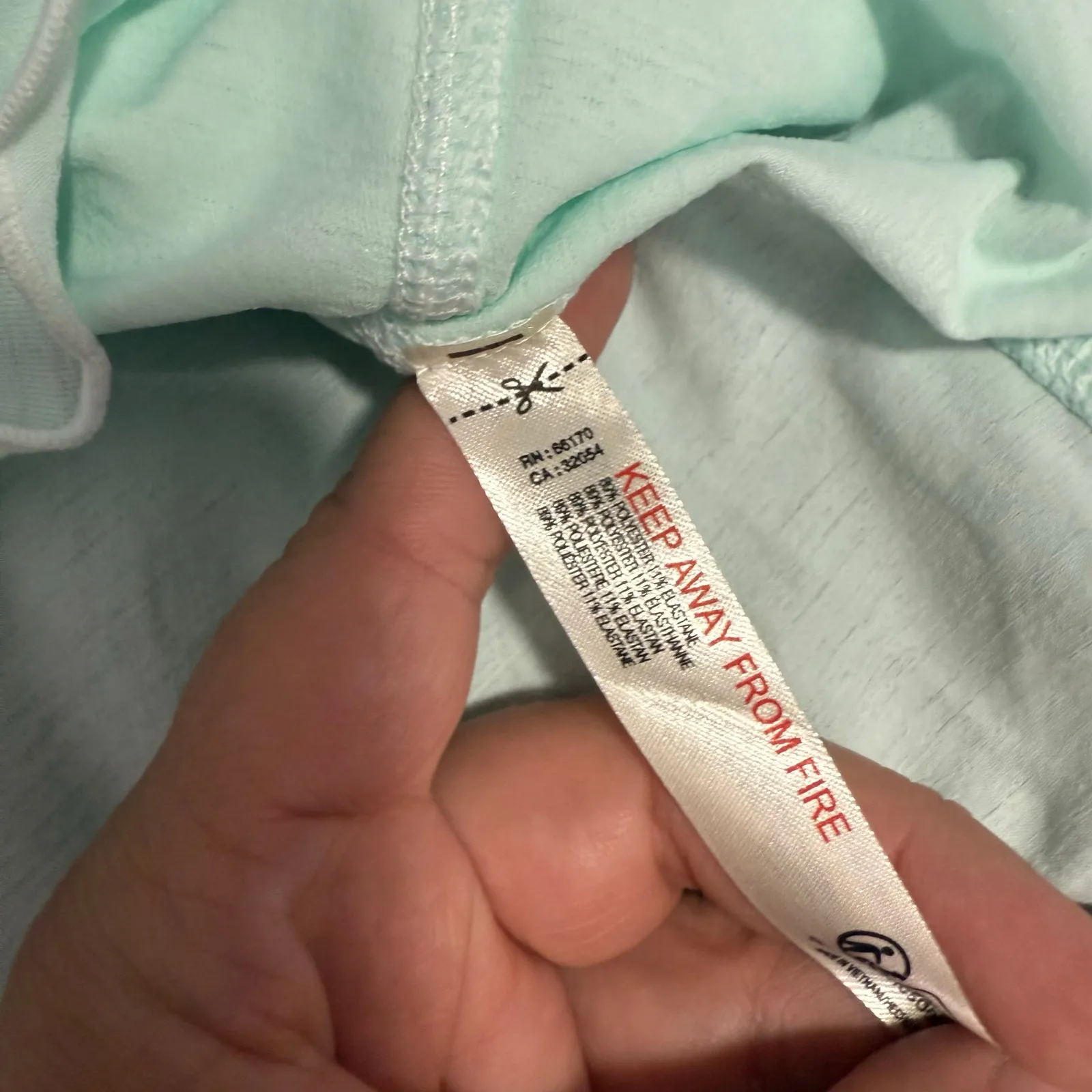 Free People Block Me Tee, Mint Green, M - Image 4