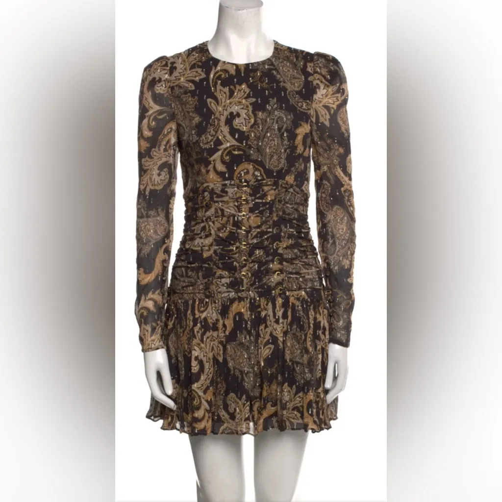 Thurley Faithful Corset Dress Brown Size 10 - Image 2