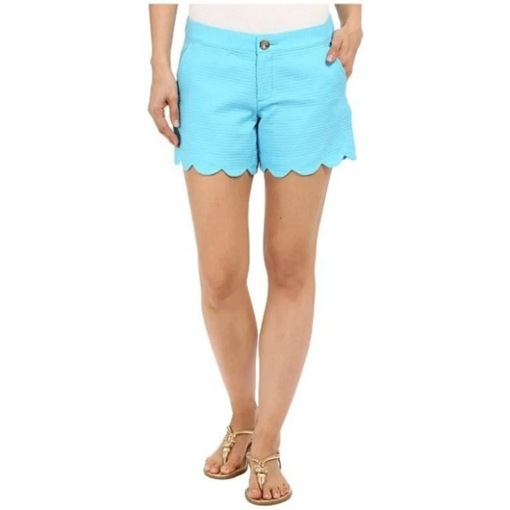 Lilly Pulitzer Buttercup Stretch Shorts in Pool Blue - Image 5
