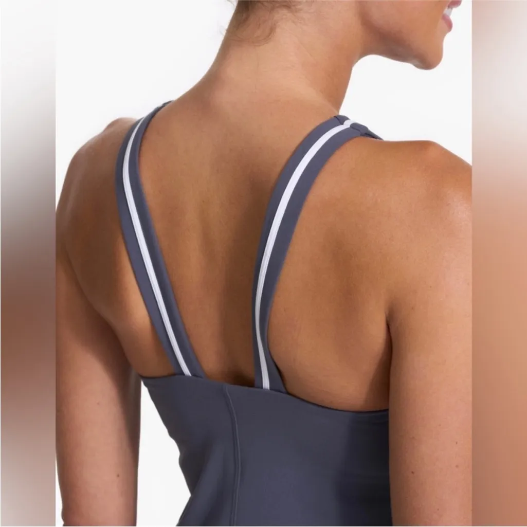 Vuori Volley Court Dress Active Tennis Prep Pickleball Stretch in Azure Size L - Image 6