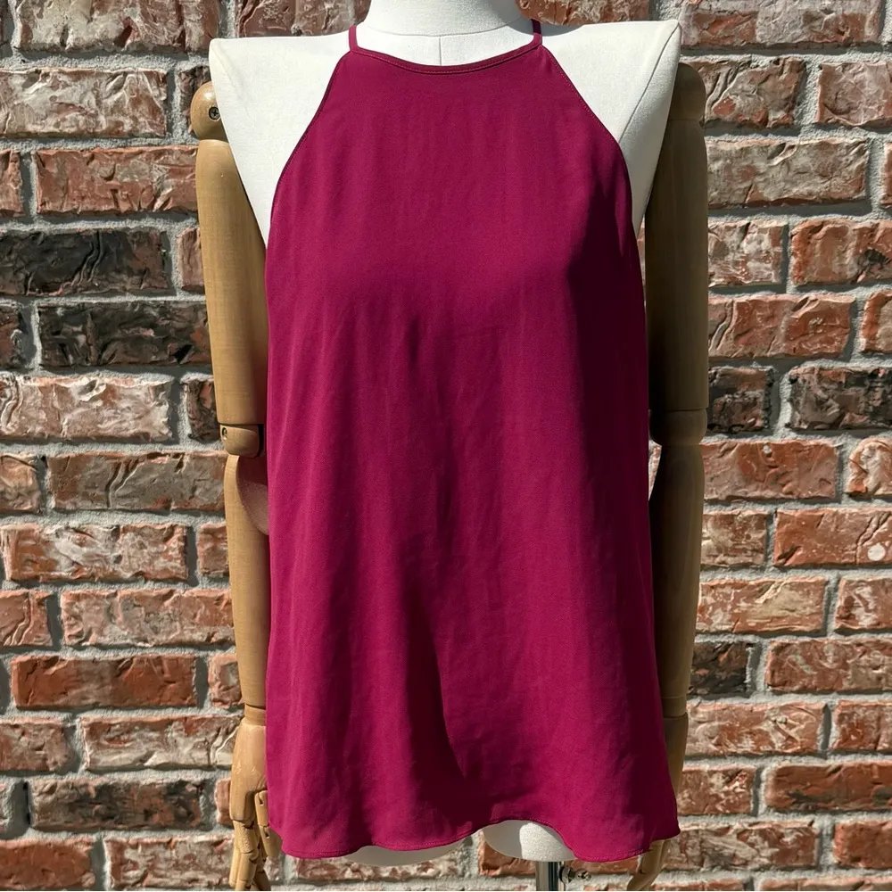 Ann Taylor LOFT Sleeveless Magenta Top / S / Excellent condition - Image 2