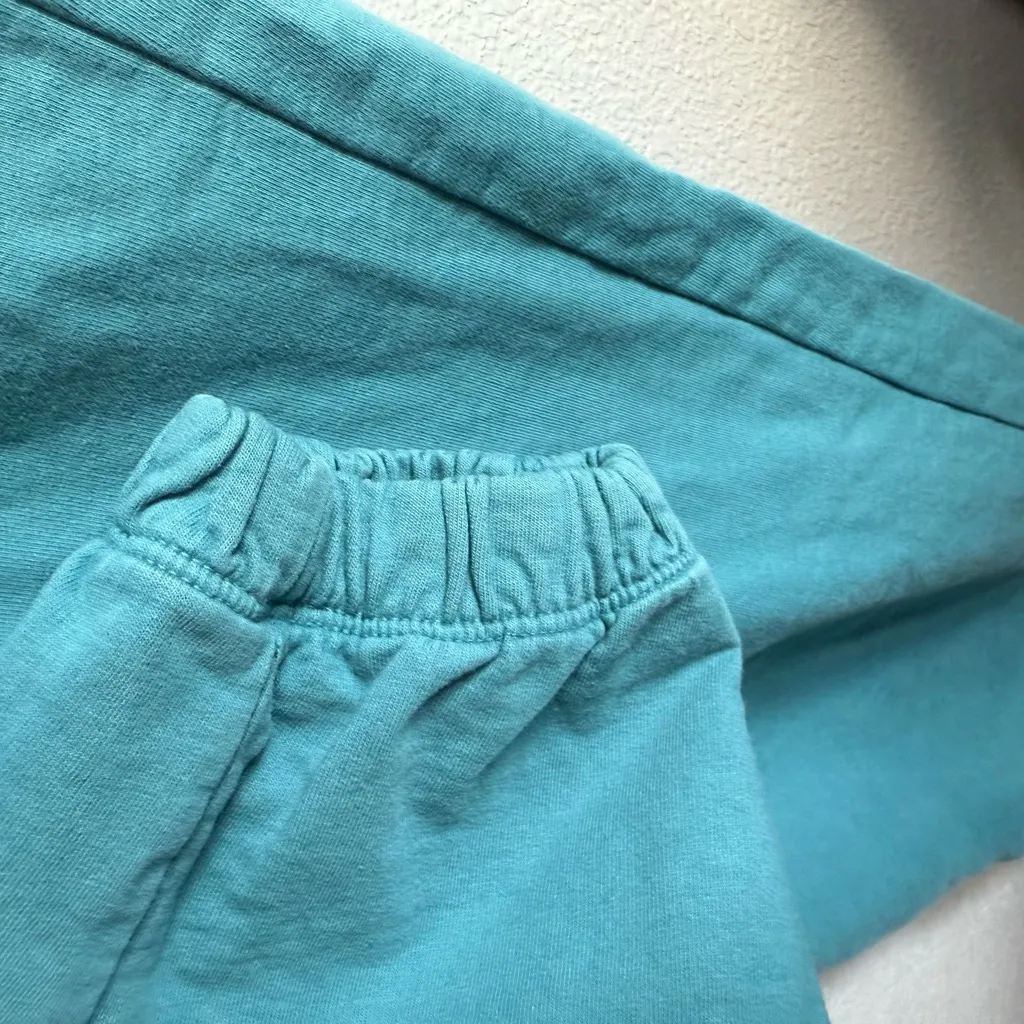 High Fitness, Bolt Sweatpants the color is Teal Size Medium Green - Image 2