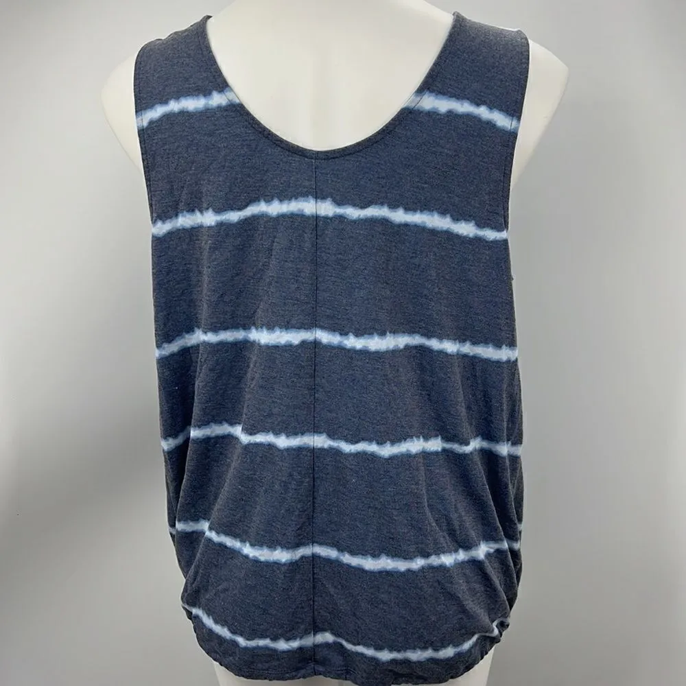 Cacique sleeveless striped heather blue top - Image 5