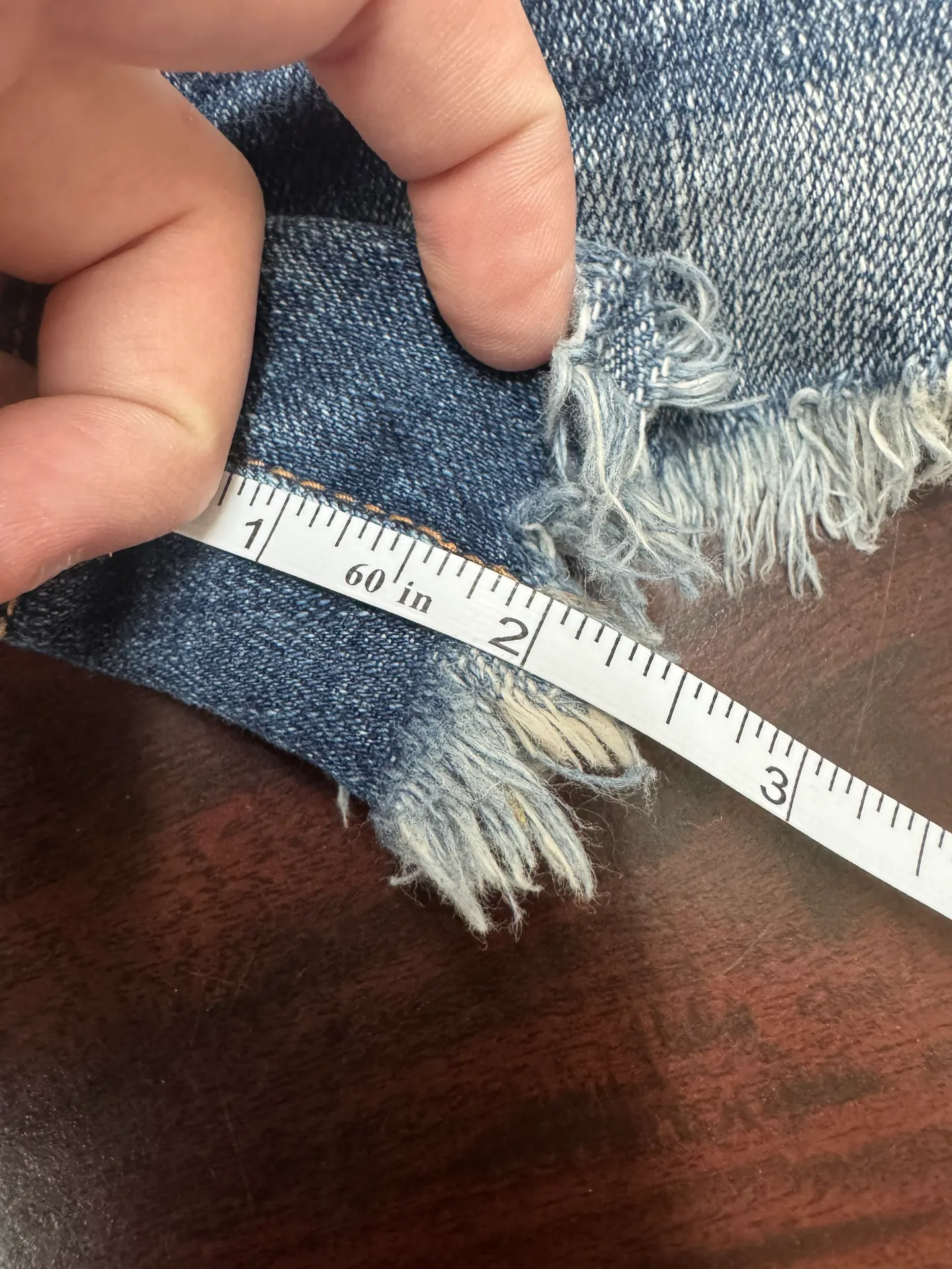 American Eagle Embroidered Floral Denim Stretch Shorts Size 2 - Image 7