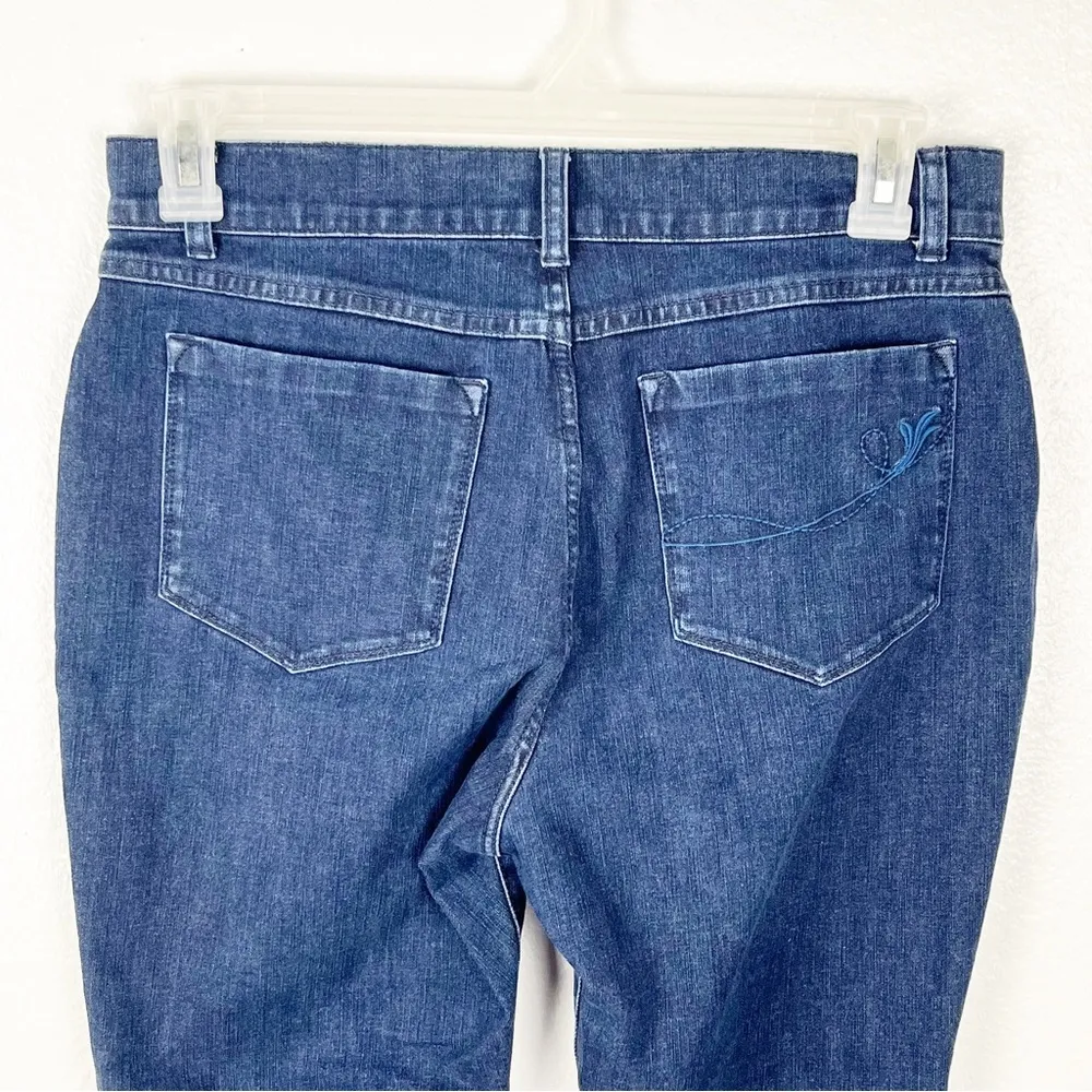 SOFT SURROUNDINGS Dark Wash Denim High Rise Jegging Jeans, Size 10P - Image 9