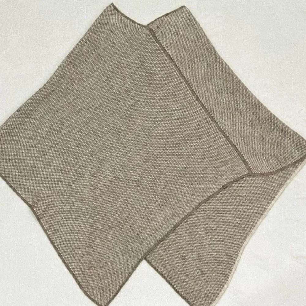 Fratelli Talli Tan and Cream Poncho One Size NWT - Image 3