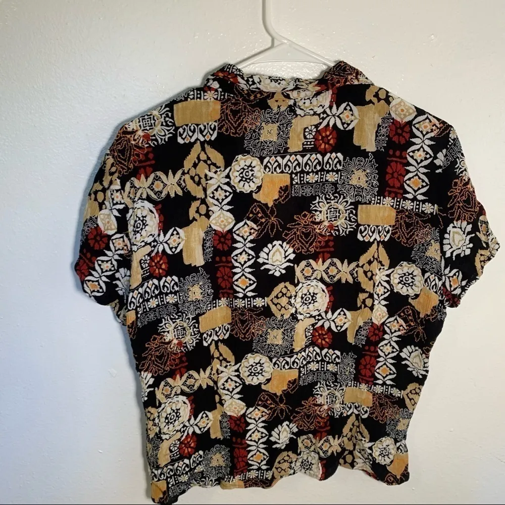 Sag Harbor Short Sleeve Button Down Black - Image 7