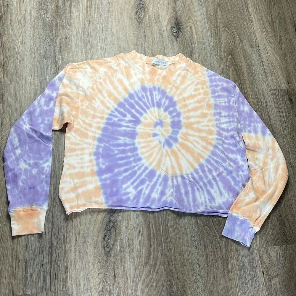 Daydreamer Tie Dye Long-sleeve  Shirt Size Medium - Image 4