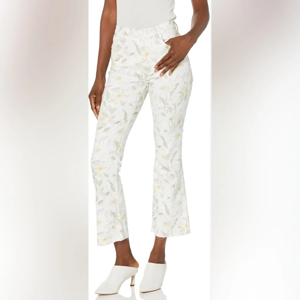 Current/Elliott White Floral Pants - Image 2